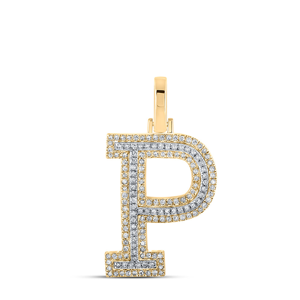 3/8CTW-DIA P1 INITIAL "P" PENDANT
