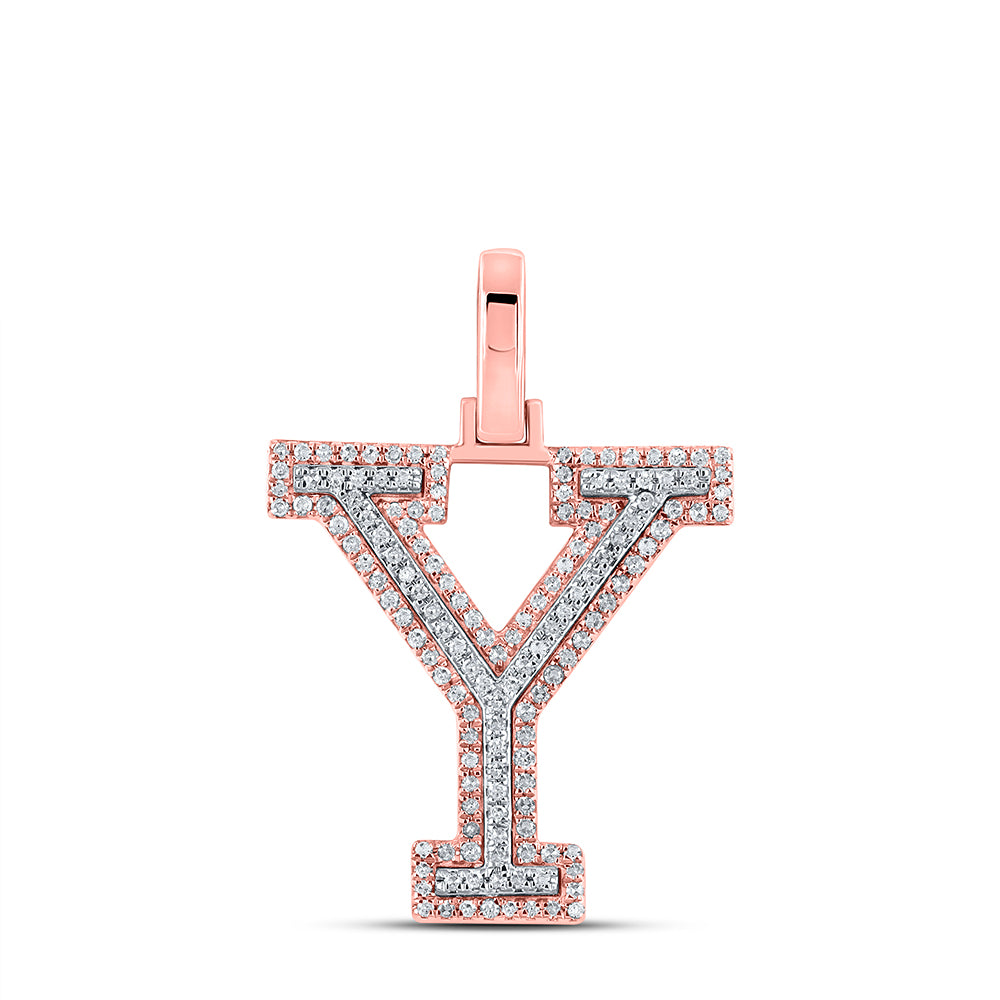 3/8CTW-DIA P1 INITIAL "Y" PENDANT