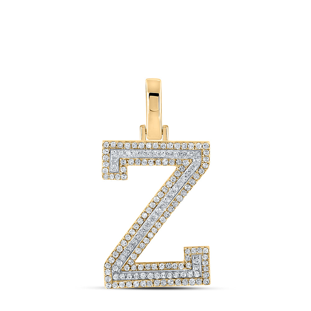 3/8CTW-DIA P1 INITIAL "Z" PENDANT