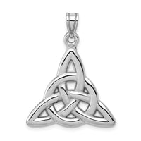 Load image into Gallery viewer, 14k White Gold Polished Trinity Knot Pendant
