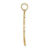 Load image into Gallery viewer, 14k Satin/Polished Christmas Wreath Charm
