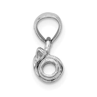 Load image into Gallery viewer, 14K White Gold 3-D DIPLOMA  Rolled Up Charm
