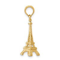 Load image into Gallery viewer, 14k Solid Polished 3-D Eiffel Tower Charm
