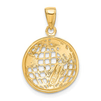Load image into Gallery viewer, 14k Polished Globe Pendant
