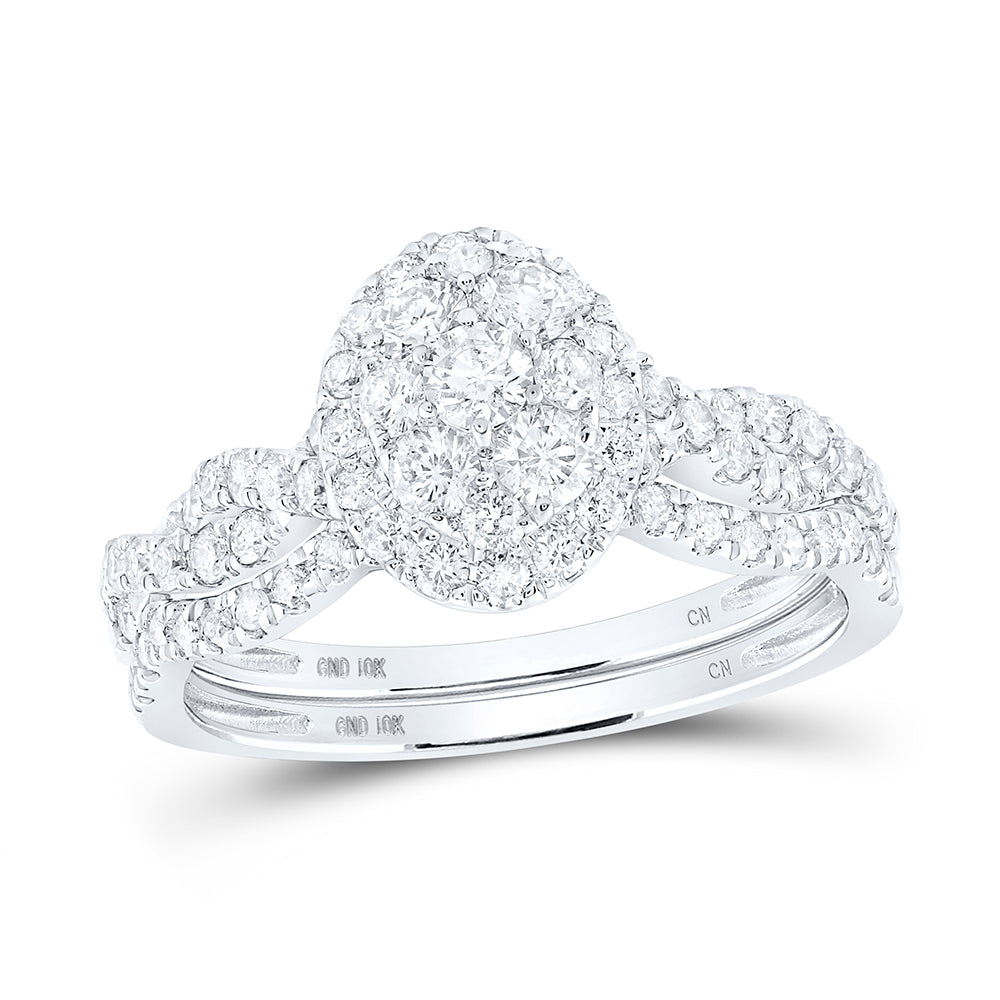 1CTW-DIA CN BRIDAL SET