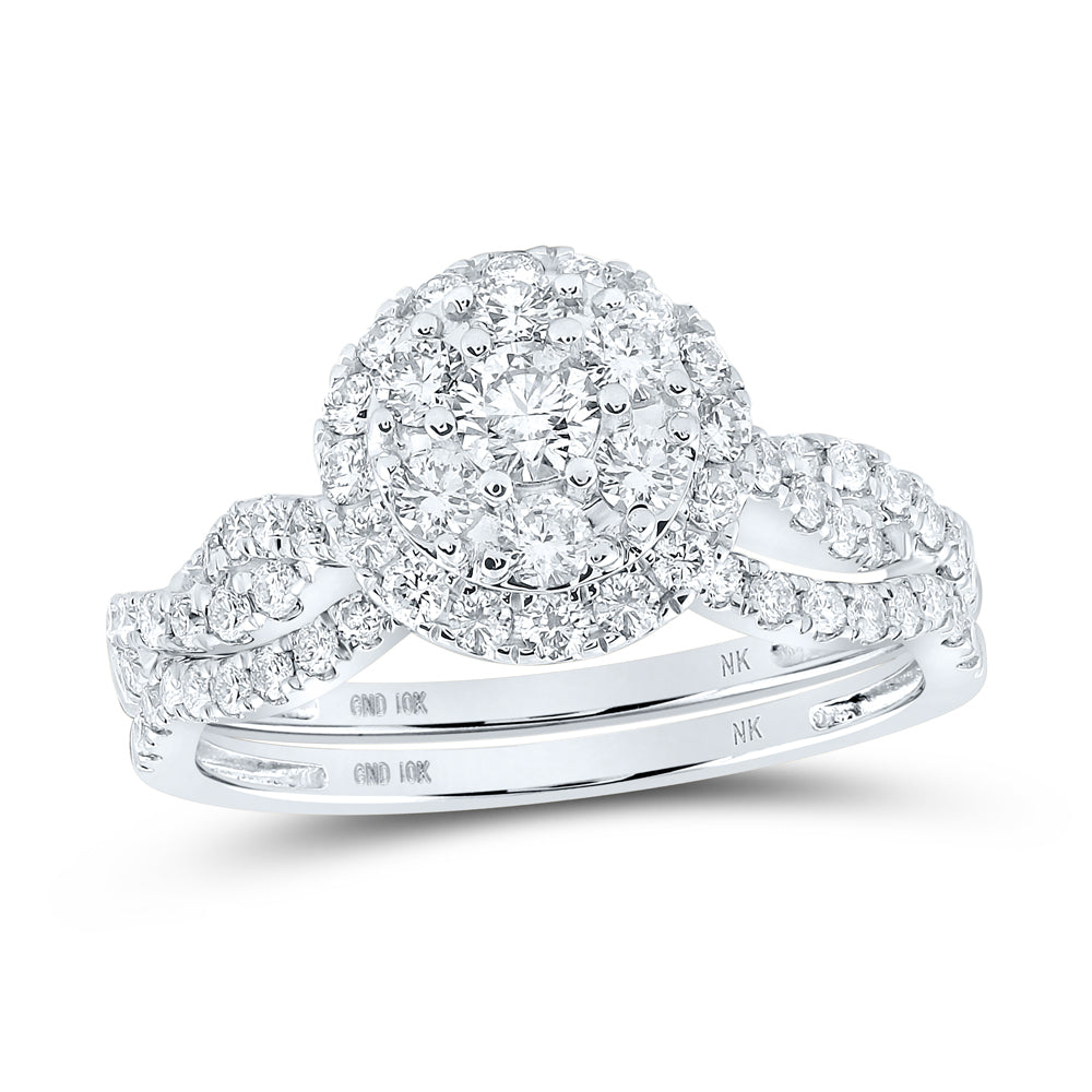 1CTW-DIA CN BRIDAL SET