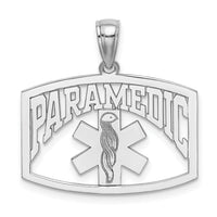 Load image into Gallery viewer, 14K White Gold Cut-Out PARAMEDIC Charm
