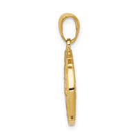 Load image into Gallery viewer, 14k Reversible Fire Department Shield Pendant
