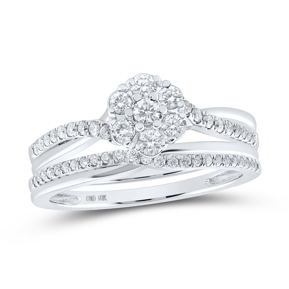 1/2CTW-DIA CN  BRIDAL SET