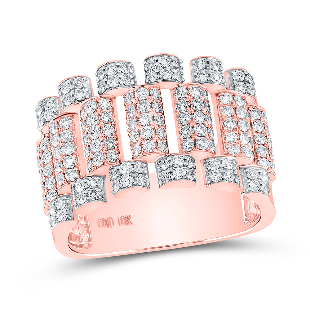 1 5/8 CTW-DIA NK MENS RING
