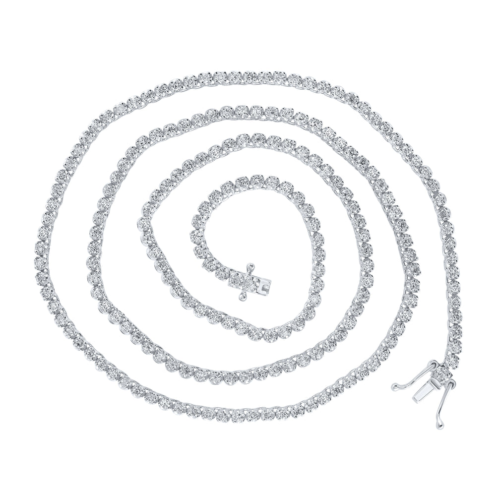 3 5/8CTW-DIA NK TENNIS CHAIN (20 INCH)