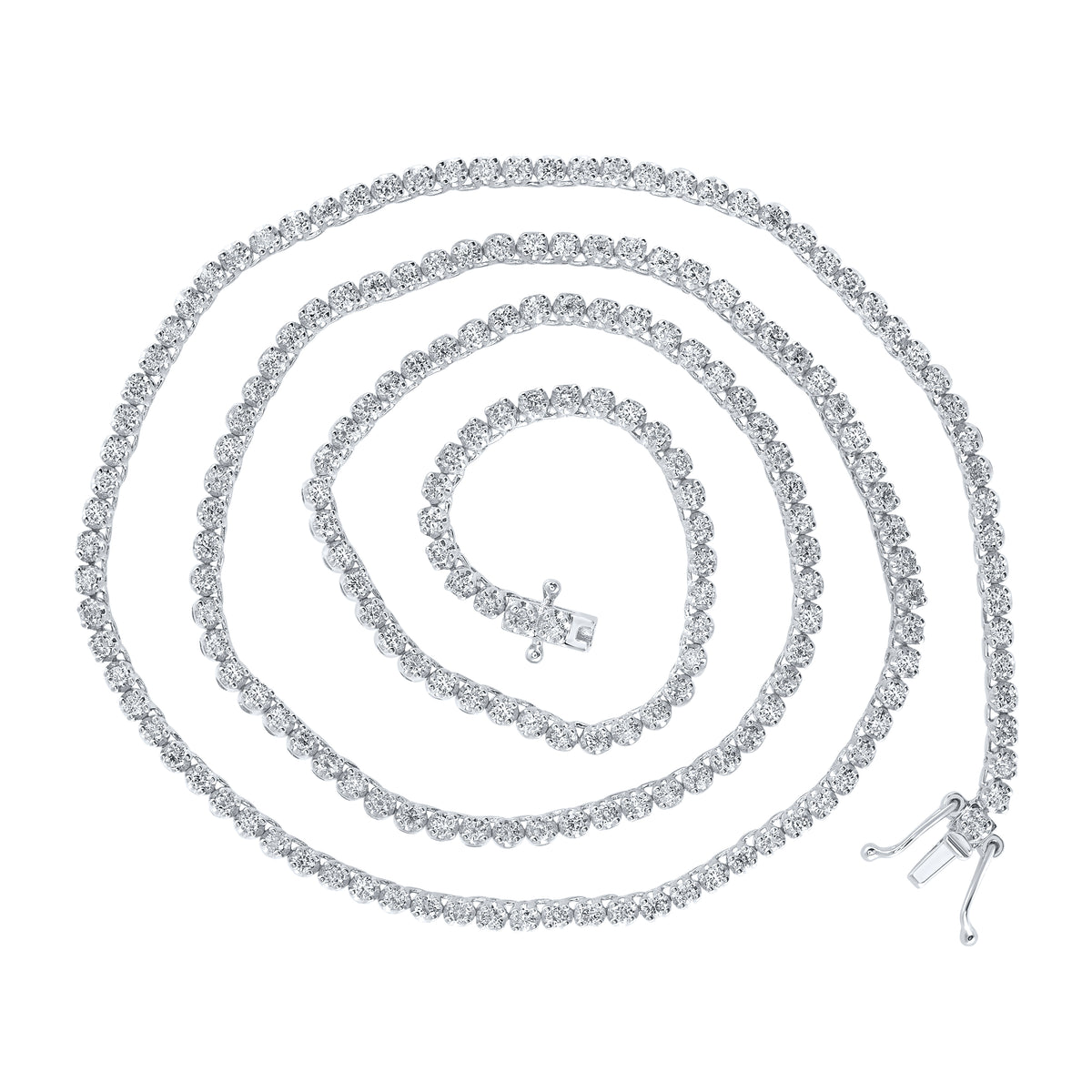 3 5/8CTW-DIA NK TENNIS CHAIN (20 INCH)