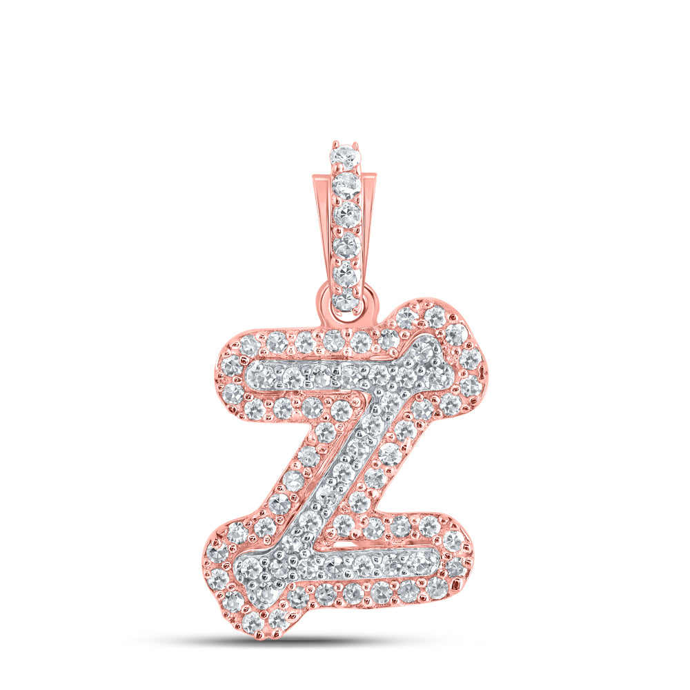 1/5CTW-DIA INITIAL "Z" PENDANT