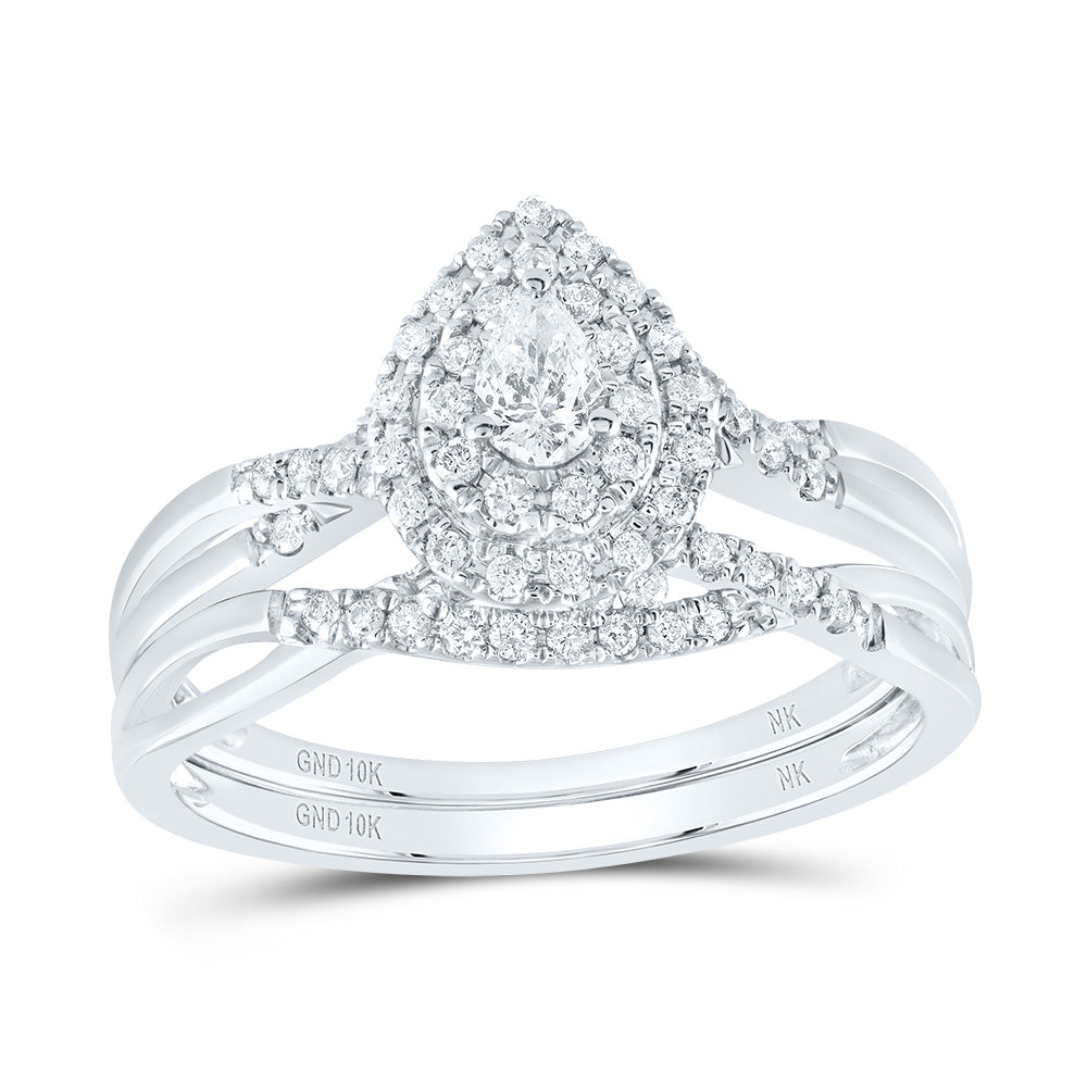 3/8CTW-DIA CN BRIDAL SET