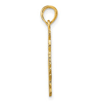 Load image into Gallery viewer, 14k Polished Cat Charm
