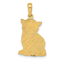 Load image into Gallery viewer, 14k Polished Cat Charm
