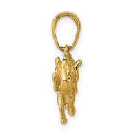 Load image into Gallery viewer, 14k Polished 3-D Elephant Pendant
