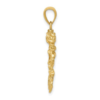 Load image into Gallery viewer, 14k Solid 3-D Dragon Pendant
