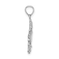 Load image into Gallery viewer, 14K White Gold Small Dragon Charm
