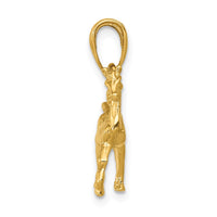 Load image into Gallery viewer, 14k Solid Polished 3-D Horse Charm
