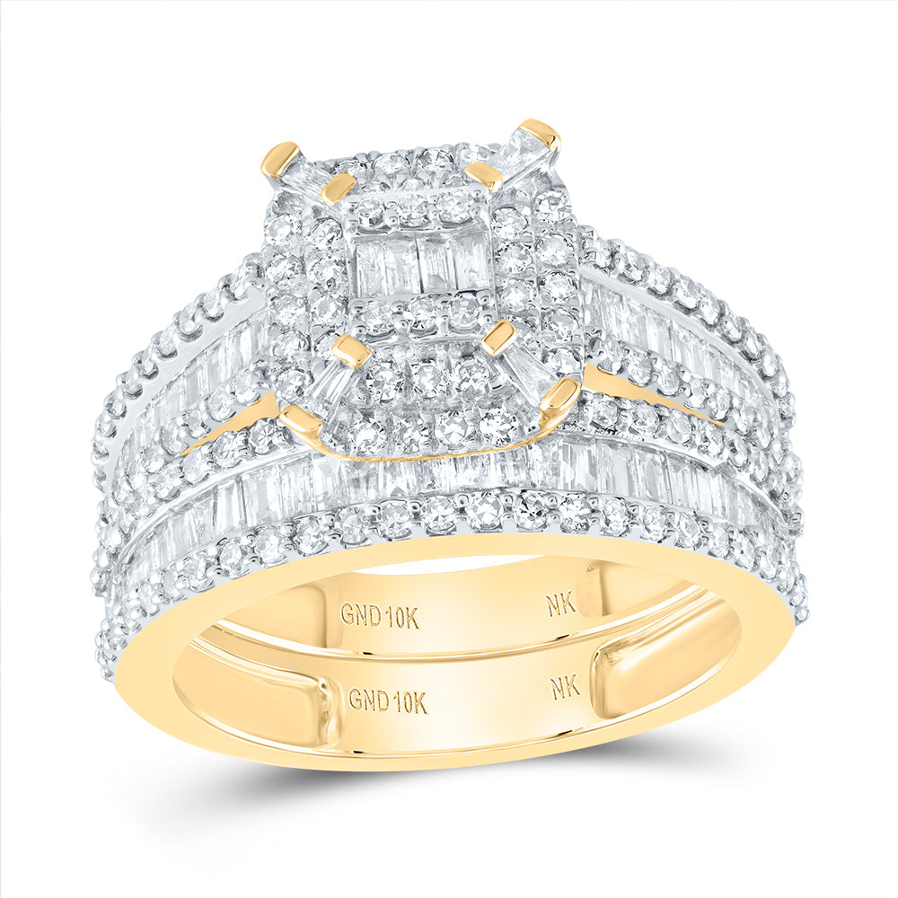 1 1/3CTW-DIA NK BRIDAL SET