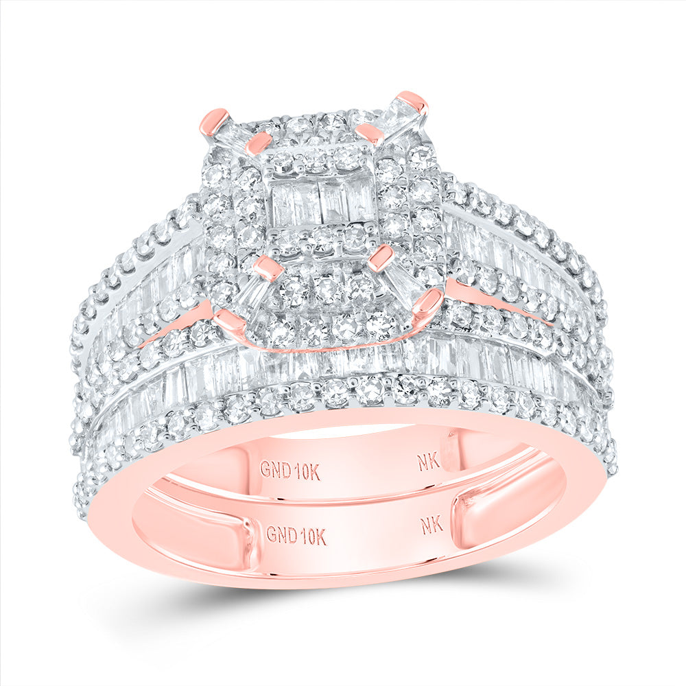 1 1/3CTW-DIA NK BRIDAL SET