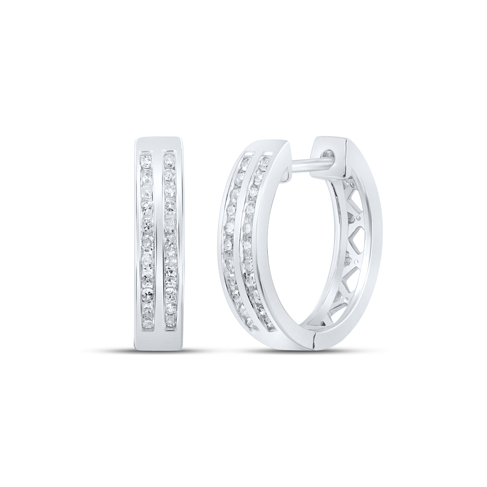1/3CTW-DIA P1 GIFT HOOPS EARRING