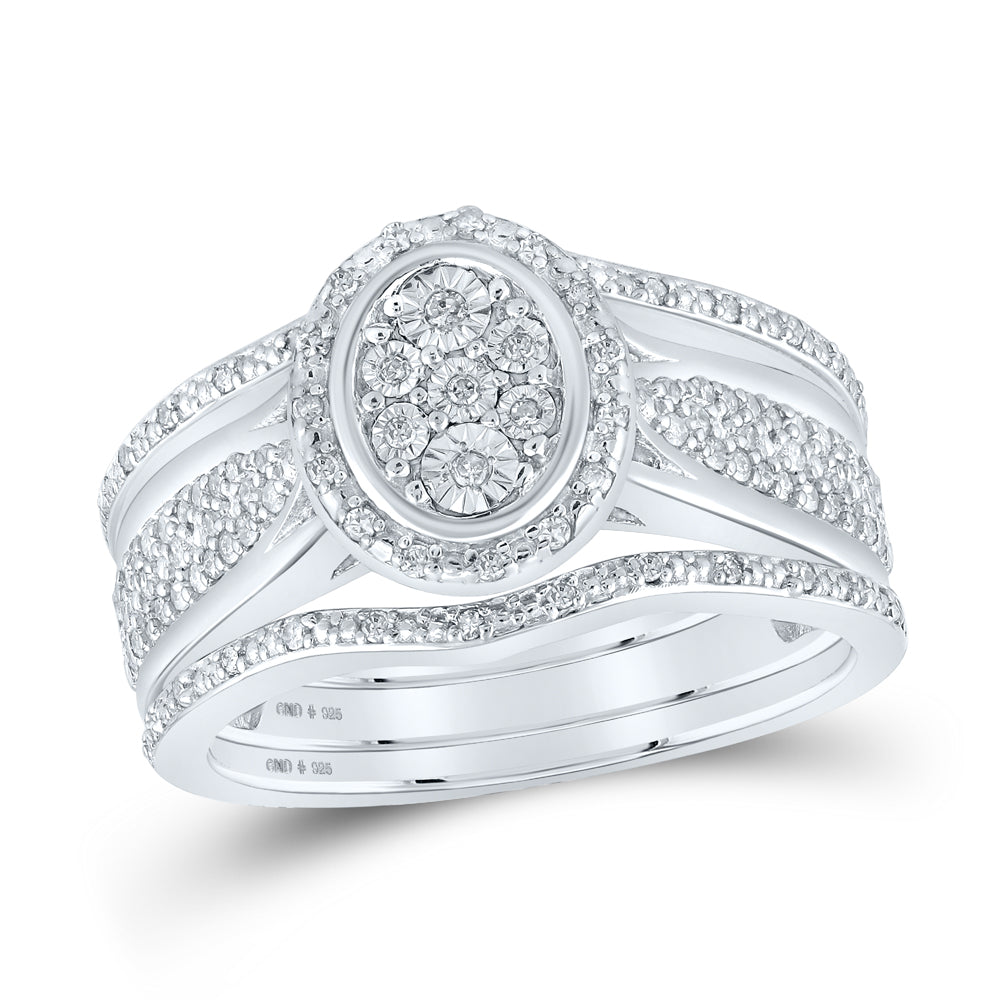 1/3CTW-DIA P1 GIFT OVAL BRIDAL SET