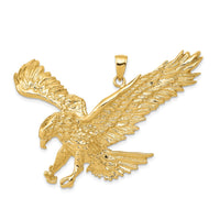 Load image into Gallery viewer, 14k Solid Polished Eagle Pendant
