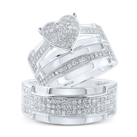 Load image into Gallery viewer, 7/8CTW-DIA P1 MICRO PAVE GIFT TRIO SET
