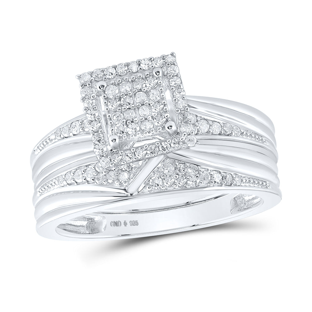 1/2CTW-DIA P1 MICRO PAVE GIFT TRIO SET