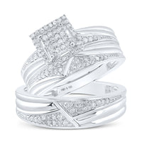 Load image into Gallery viewer, 1/2CTW-DIA P1 MICRO PAVE GIFT TRIO SET
