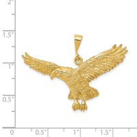 Load image into Gallery viewer, 14k Solid Polished Eagle Pendant
