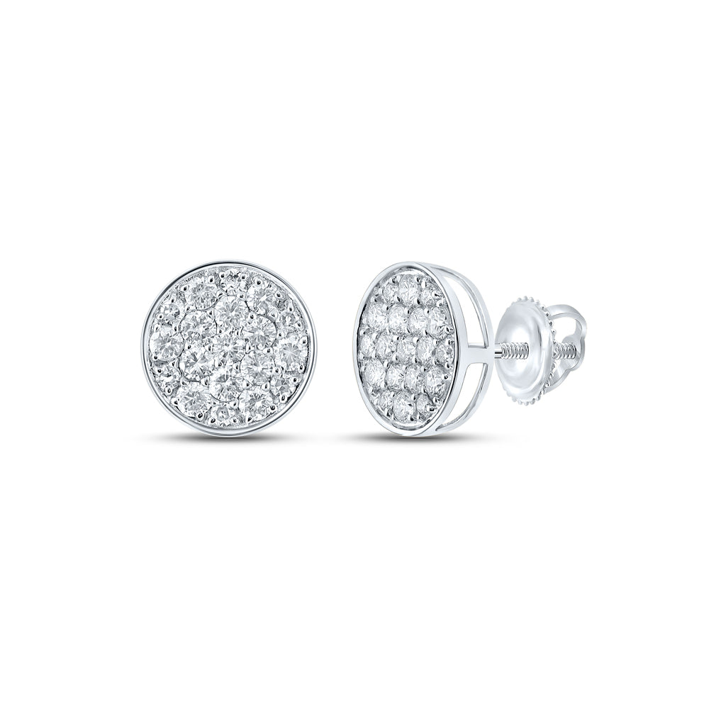 1/2CTW-DIA NK ROUND EARRING