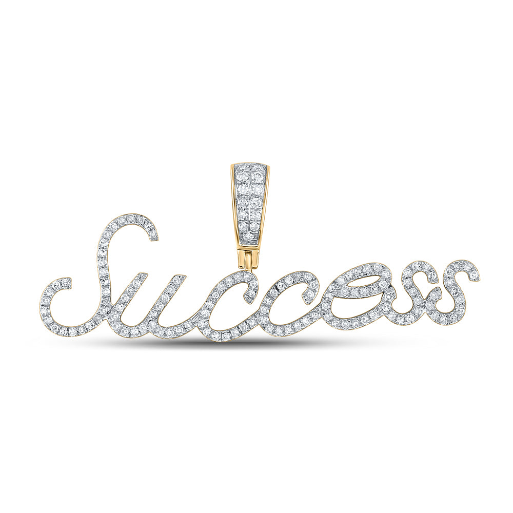 1/2CTW-DIA CN "SUCCESS" MENS CHARM