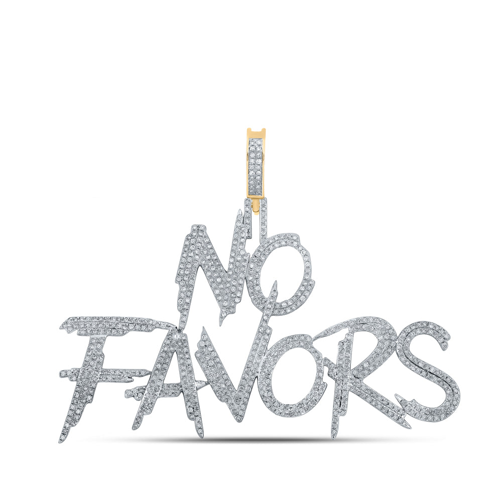 1 1/2CTW DIA P1 "NO FAVORS" MENS CHARM