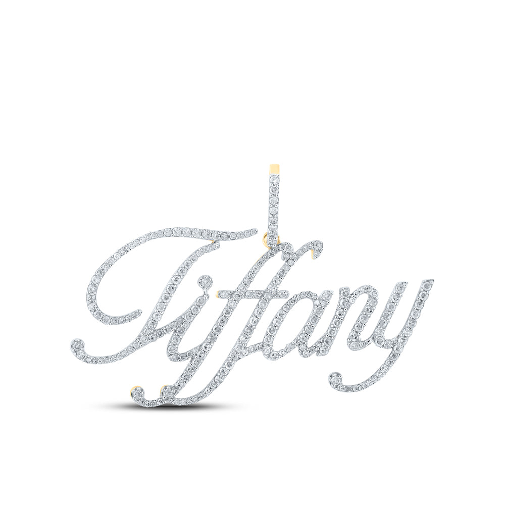 1CTW-DIA P1 " TIFFANY " INITIAL PENDANT