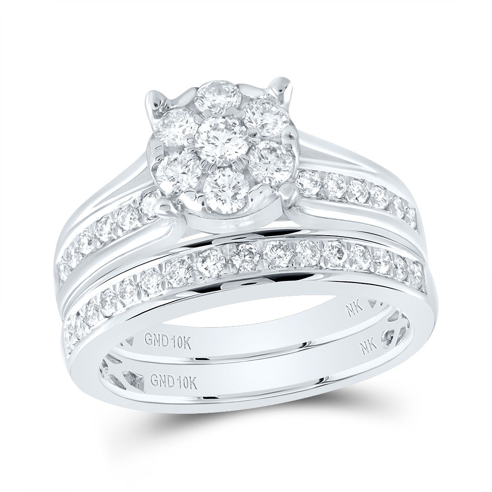 1 CTW-DIA NK BRIDAL SET