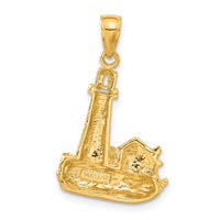 Load image into Gallery viewer, 14k Lighthouse Pendant
