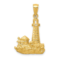 Load image into Gallery viewer, 14k Lighthouse Pendant
