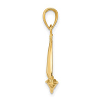 Load image into Gallery viewer, 14k Polished Open-Backed Sailboat Pendant
