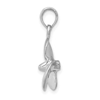 Load image into Gallery viewer, 14K White Gold Polished 3-D Propeller Pendant
