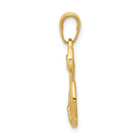 Load image into Gallery viewer, 14k Solid Polished Anchor Pendant
