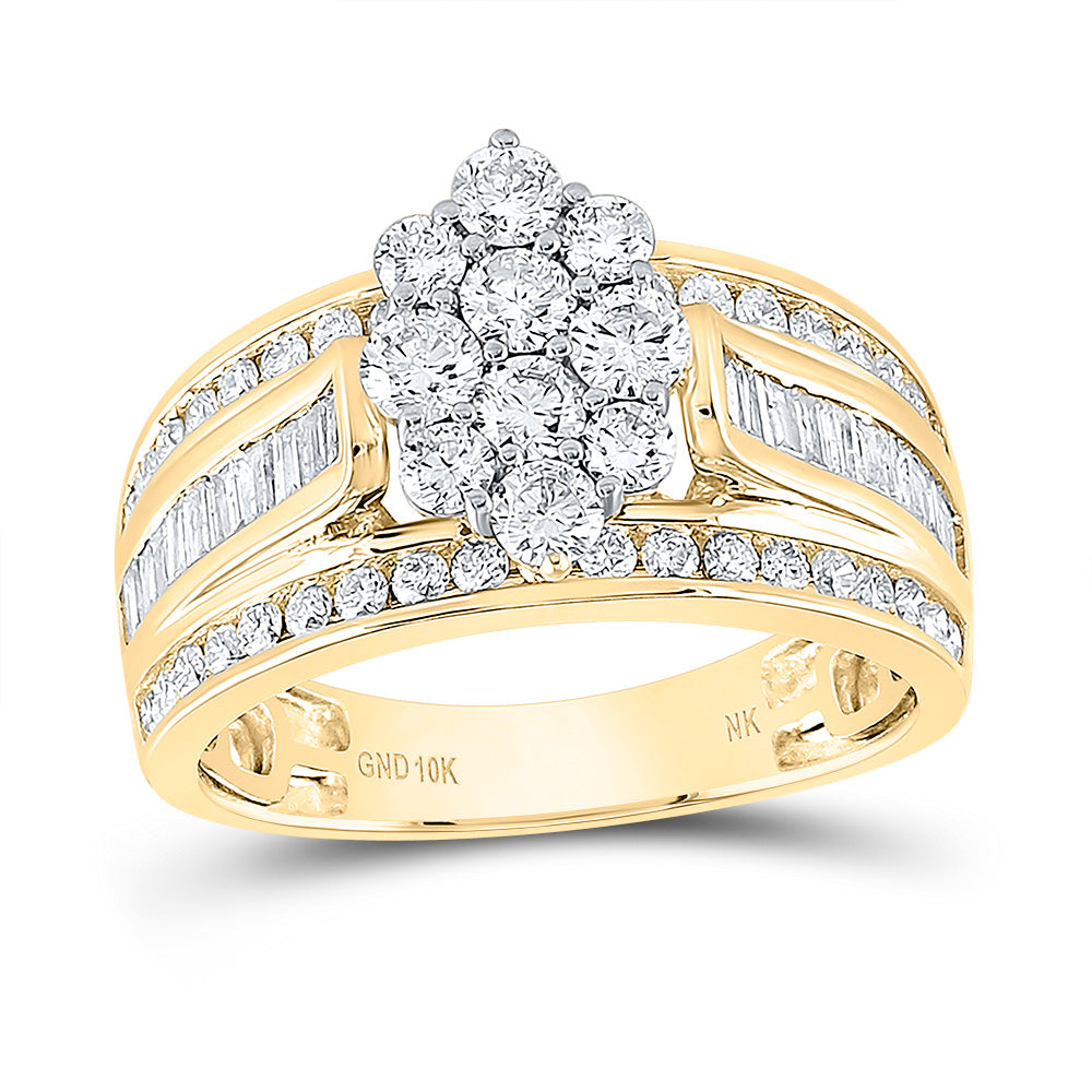 1 1/2 CTW-DIA NK RING