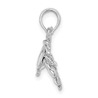 Load image into Gallery viewer, 14K White Gold Stone Crab Charm

