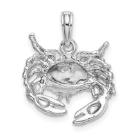 Load image into Gallery viewer, 14K White Gold Stone Crab Charm
