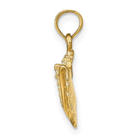 Load image into Gallery viewer, 14k Conch Shell Pendant
