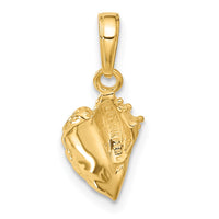 Load image into Gallery viewer, 14k Conch Shell Pendant
