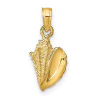 Load image into Gallery viewer, 14k Conch Shell Pendant
