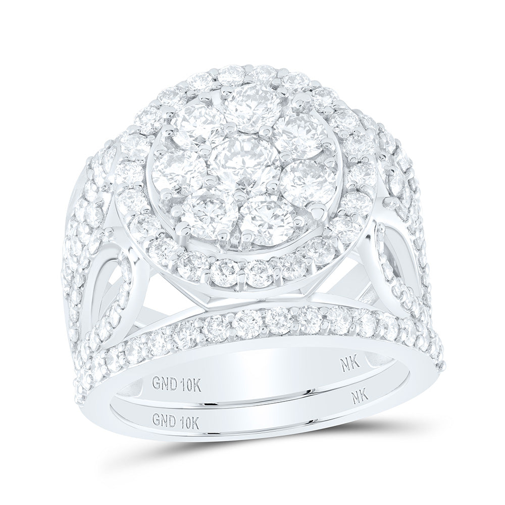 3 CTW-DIA NK BRIDAL SET